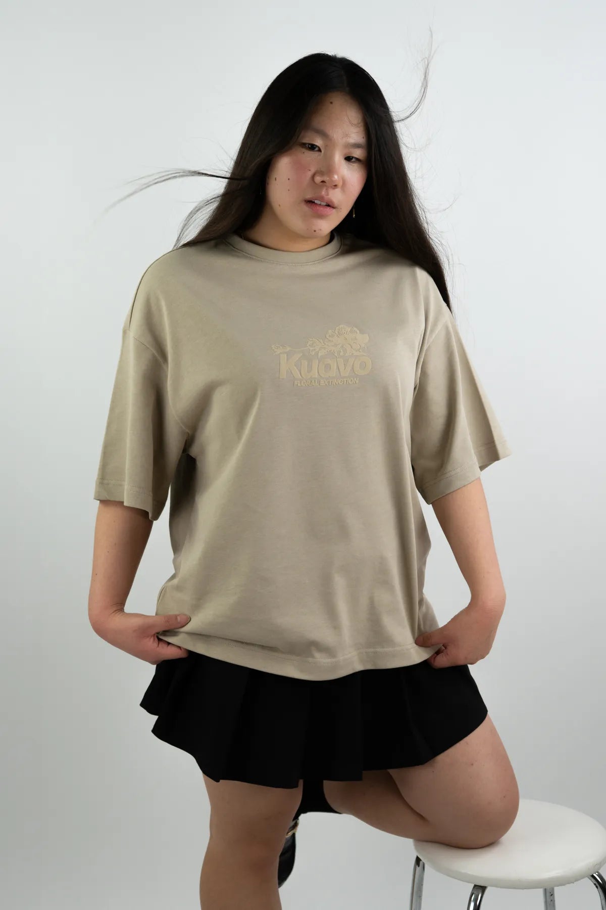 OVERSIZED TEE CREAM