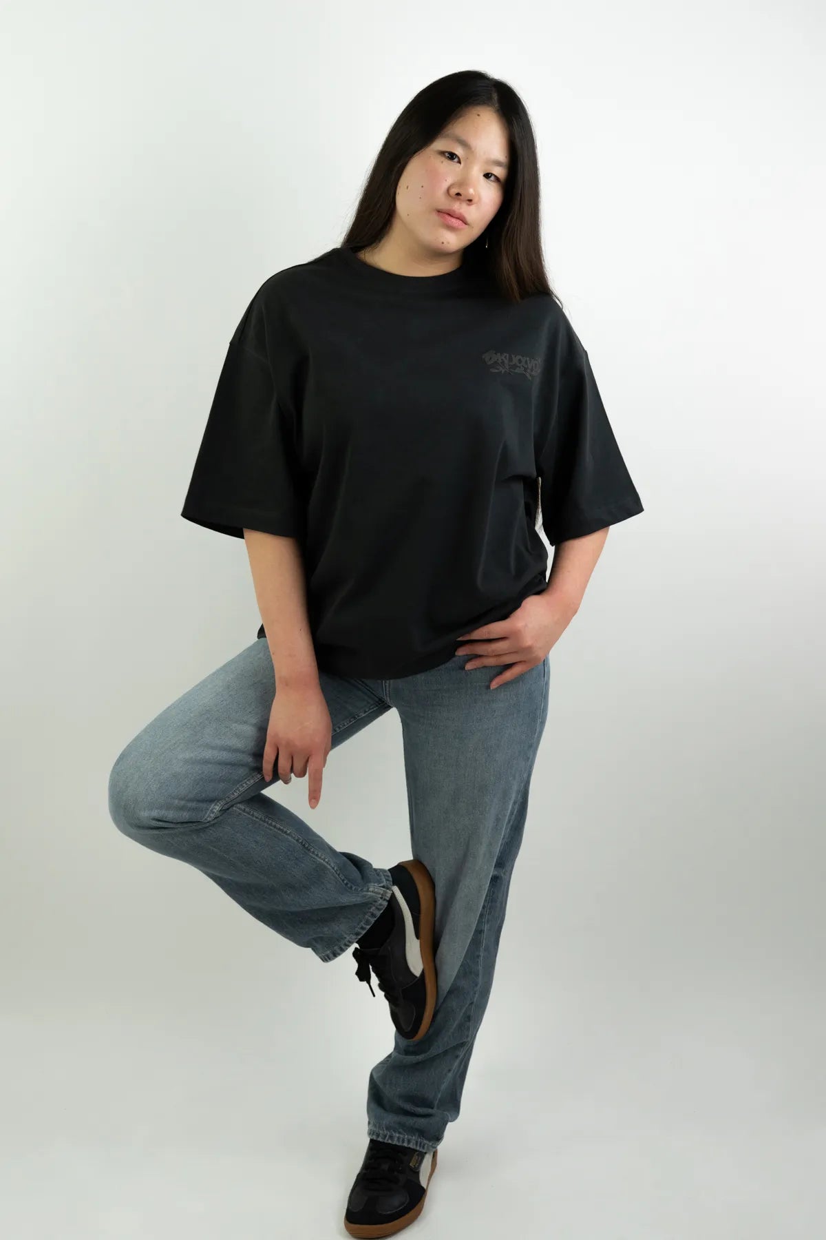 OVERSIZED TEE GREY